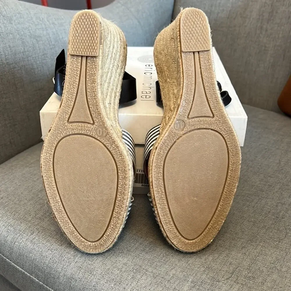 Eric Michael - Womens Tabitha Wedge espadrille Sandals  size EU 40